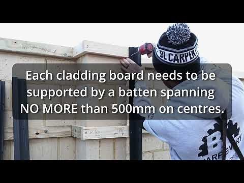 How to Install NewTechWood Cladding: Installing External Castellation Cladding Trim