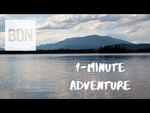 Canoeing Millinocket Lake in Maine | 1-Minute Paddle