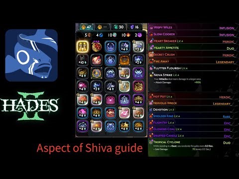 “Aspect of Shiva GUIDE — 40 Boons, Double Legendaries, 40 Dodge, +31 Power!”