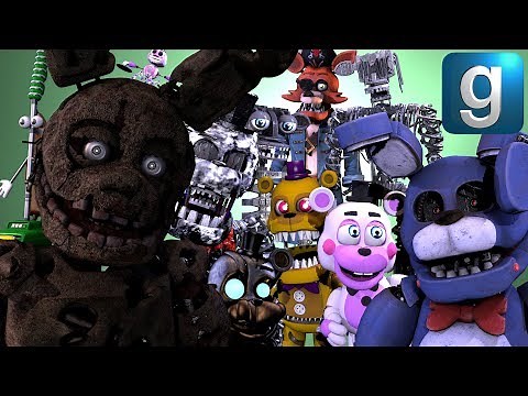 Gmod FNAF | Review | Brand New Stylized Springtrap, Help Wanted Ragdolls, And More!