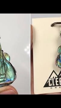 Time-lapse Tutorial: How to Wire Wrap a Guitar Shaped Stone: DIY Jewelry
