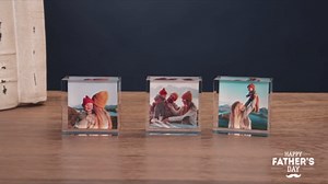 ArtPix 3D Acrylic Personalized Mothers Day Gift for Mom, Custom UV Photo Print Block Square, Unique Customized Birthday Picture Gifts for Women, Man, Wife, Grandma, Glass Personalized Gift With Your Own Photo (2 x 2 inch)