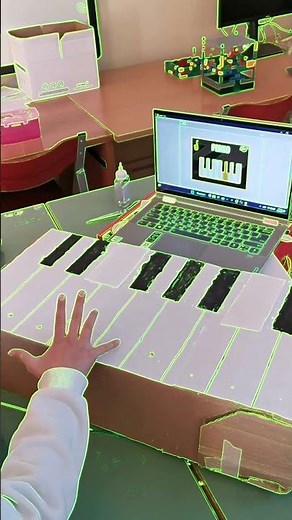 make a 3d piano with makey makey