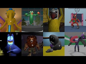 All Jumpscare Monster Part 1 | Alien Monster vs Blue Monster vs Pink Monster