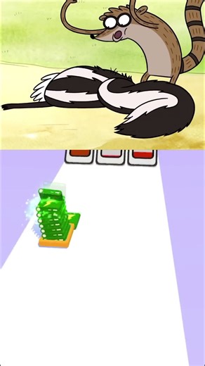 Rigby Wins At Bingo #regularshow #regularshowmeme