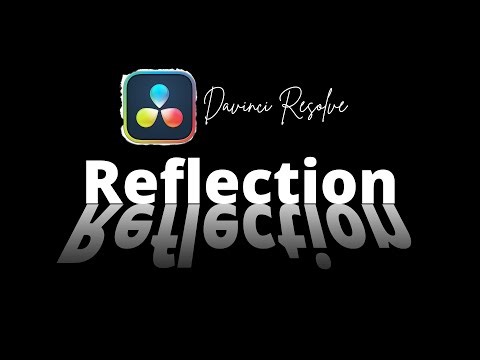 Creating text reflection effect with regular text effect in Davinci Resolve (NO FUSION)