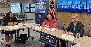 US SBA Administrator Isabel Guzman visits small business owners in Billings as part of her National Small Business Week tour