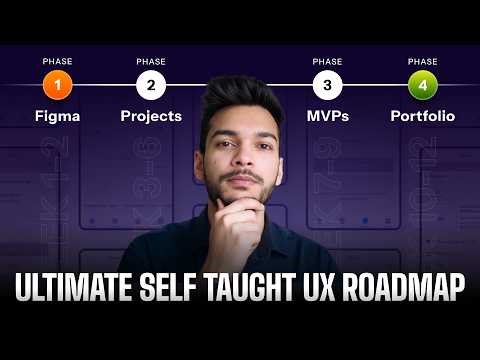 My ULTIMATE Self-Taught UX Roadmap 2026 - Explained by Senior UX Designer