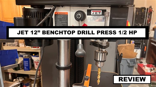 Watch Jet 12" Benchtop Drill Press 1/2 HP Honest Review on Amazon Live