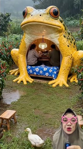 Frog House‼️😁😅 #funny #shorts