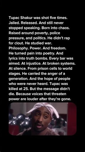 Tupac Shakur built a legacy that outlived him #tupac #hiphop #legacy #mindset