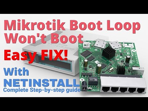 How to Fix Mikrotik Boot Loop, Boot Error & Keep Rebooting