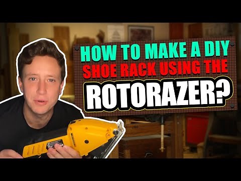 How to Make a DIY Shoe Rack Using the Rotorazer Platinum? | DIY Wood Shoe Rack Storage Ideas at Home