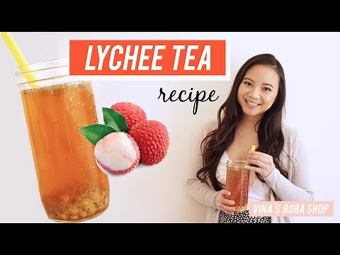 EASY Lychee Iced Tea RECIPE * * ONLY 4 Ingredients! * *