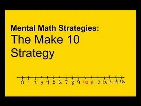 1.OA.6 / 2.OA.2 - Mental Math Strategies: Make 10