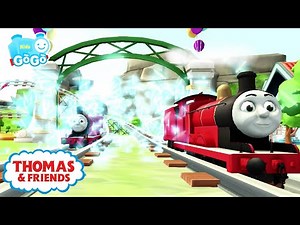 Thomas & Friends: GoGo Thomas - James VS James - Diamond Thomas Engines Super Fun Races!(Budge)