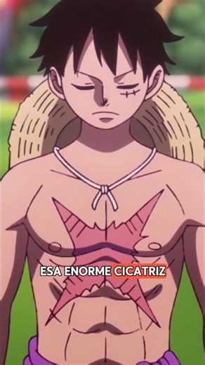 Did you know? How did Luffy get that huge scar on his chest? 😧
