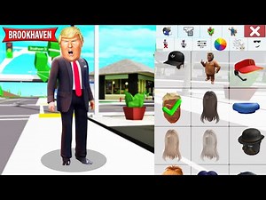 How to Make DONALD TRUMP in Brookhaven