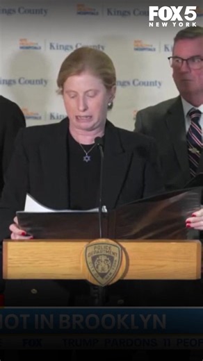 NYPD Commissioner Tisch gives a press conference about an officer that was shot in Brooklyn early Sunday morning. #nypd