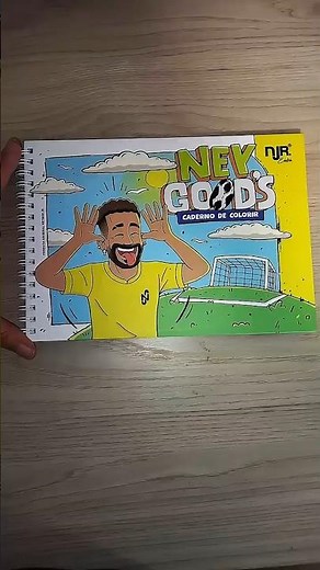Livro de Colorir Ney Goods | Futebol | Desenho do Neymar para Colorir #colorir