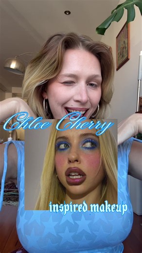 Beginner Blue Eyeliner Tutorial with Chloe Cherry
