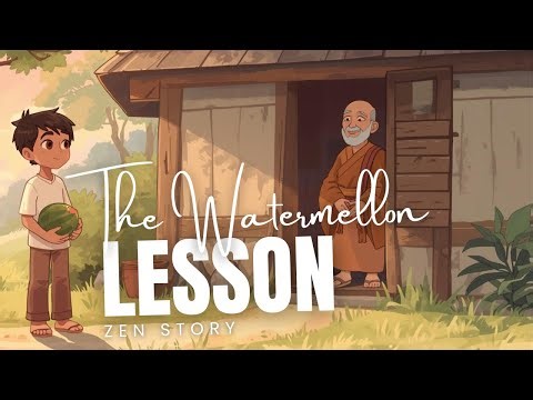 The Watermelon Lesson – A Zen Story About Mindfulness🍉