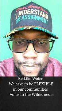 Be Like Water and Be FLEXIBLE #brucelee #panafricanism #fba #ados #blackactivist
