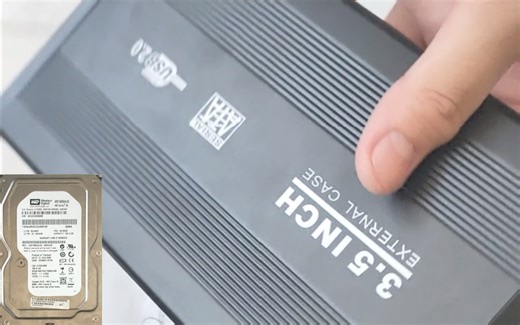 某个不知名的硬盘盒＋wd1600aajs机械硬盘测评