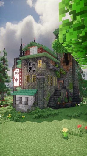 Cyberpunk house#minecraft
