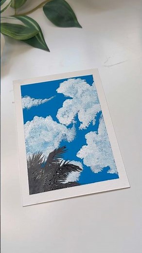 Easy watercolour painting 🖼️ #aesthetic art thetic