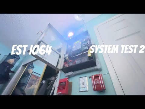 EST IO64 Fire Alarm System Test 2!! (New Pullstation)