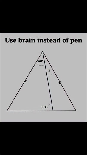 StormYourMind on Instagram: "Basic mathematics Triangle problem algebra tricky problem #mathteacher #mathlover #mathfun #algebra"
