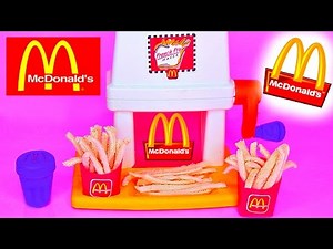 McDonalds Happy Meal Magic FRENCH FRY Maker Playset & Vintage McDonalds Food Toys Popin Cookin