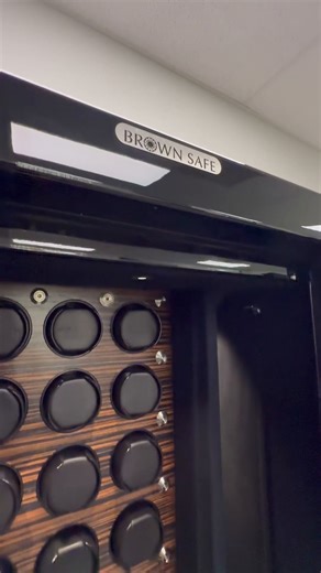 Built for the connoisseur of time. A bespoke black watch safe where craftsmanship meets legacy. Every detail, from finish to function, tailored to its owner. Made in California, built to endure. Brown Safe. ​ ​ ​ ​ ​ ​ ​ #BrownSafe​ #LuxurySafe​ #WatchSafe​ #BespokeDesign​ #LuxuryCraftsmanship​ #CustomSafe​ #LuxuryWatches​ #FineTimepieces​ #WatchCollectors​ #CollectorsVault​ #LuxuryVault​ #MadeInCalifornia​ #AmericanCraftsmanship​ #UltraSecure​ #PrivateVault​ #HeirloomProtection​ #FortifiedElega
