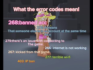 What these error codes mean! #roblox #errorcodes #robloxerrorcodes #fypシ