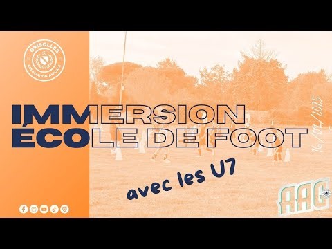 Immersion Ecole de Foot - avec les U7 - déplacement et motricité