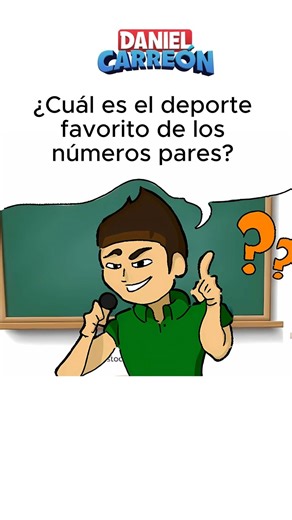 Daniel Carreon on Instagram: "¿Cuál es el deporte favorito de los números pares? 😅"