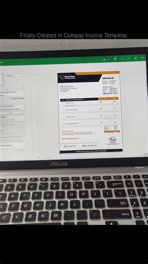 I am start a finance And taxation company create a own invoice format