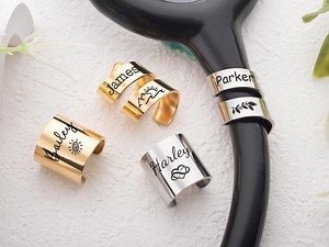Personalized Stethoscope ID Tag: Engraved Stainless Steel Name Charm - Etsy