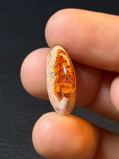 Mexican Natural Fire Opal in Matrix – Natural Cantera Opal Cabochon Loose Gemstone for Rings Pendants Jewelry Making - Etsy