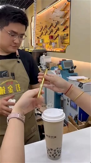 Priya gold straw make #shorts #vairalshort