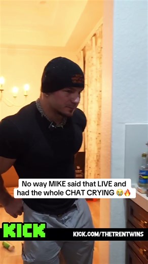 No way MIKE said that LIVE and had the whole CHAT CRYING #trentwins #trentwinsedit #viral
