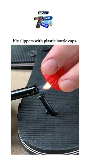 Devmanus.io on Instagram: "This clever 15-second life hack video demonstrates a creative and practical way to fix broken flip-flops using nothing more than a plastic bottle cap. The tutorial showcases the step-by-step process of melting, shaping, and securing the strap back into the sole to give your favorite slippers a second life. This ingenious DIY solution is brought to you by NEUROXA.HUB, proving that with a little innovation, you can fix everyday problems with simple household items."
