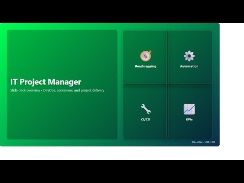 IT Project Manager Guide for Beginners