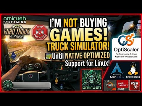 🚛 I’M NOT BUYING GAMES — until Linux gets real native support.