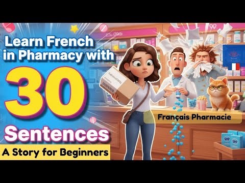 Learn French in a Pharmacy! Easy Conversations for Beginners