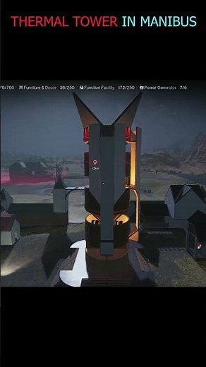 Building a Unique Thermal Tower in Manibus - Once Human #thermaltower #oncehuman #custombuild