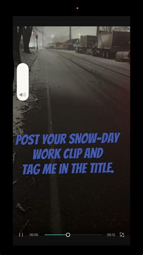 No Snow day off for me. #snowplow #wintergrind #bluecollar #stormwork #no excuses #shorts