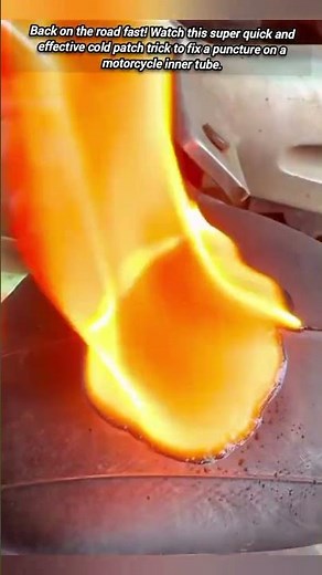 Quick Patch Trick To Fix Motorcycle Inner Tube Puncture Repair