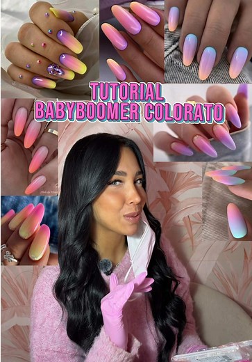 NailsTutorial Babyboomer Colorato: come farlo passo passo